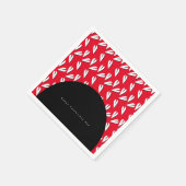 Valentijnsdag Arch en Hearts Patroon Servet (Hoek)