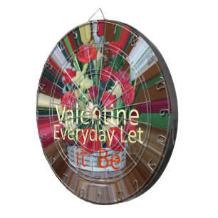 Valentijnsdag Art Print Dartbord