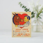  Valentijnsdag azijn Briefkaart (Staand voorkant)