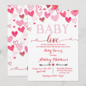 Valentijnsdag Baby shower Kaart (Voorkant / Achterkant)