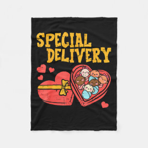 Valentijnsdag Baby Speciale Arbeid Bevalling Verpl Fleece Deken