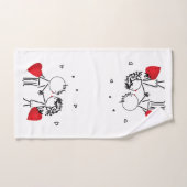 Valentijnsdag Bad Handdoek (Handdoek)