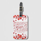 Valentijnsdag Bagagelabel (Voorkant (verticaal))