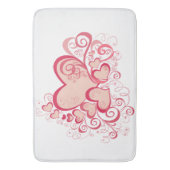Valentijnsdag Bath Mat (Voorkant Verticaal)