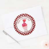 Valentijnsdag "Be Mine" Cupcake Stickers (Envelop)