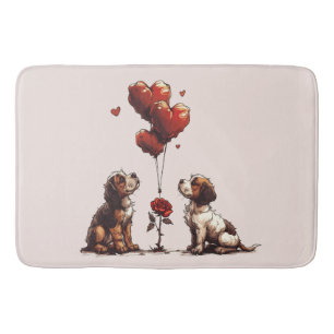Valentijnsdag Beagle Dogs Badmat