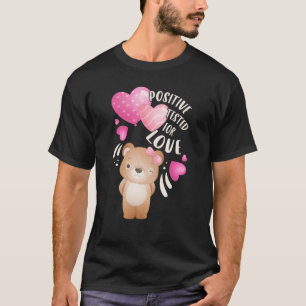 Valentijnsdag beer meisje met hart t-shirt