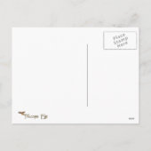 Valentijnsdag Beer met Hart Briefkaart (Achterkant)