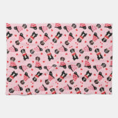 Valentijnsdag Berner Berghonden Theedoek (Horizontaal)