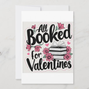 Valentijnsdag boekingsdag kaart