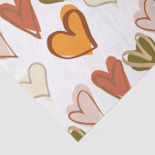 Valentijnsdag Boho Hippie Heart Tissue Paper Tissuepapier (Detail)