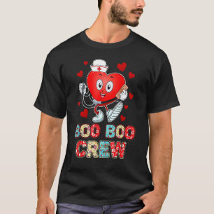 Valentijnsdag Boo Boo Crew Zurse Cute Heart T-shirt