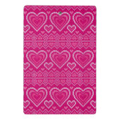 Valentijnsdag breipatroon 2 mini klembord (Achterkant)