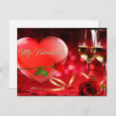 Valentijnsdag Briefkaart (Voorkant / Achterkant)