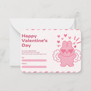 Valentijnsdag briefkaart