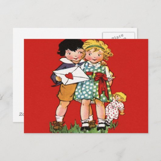 Valentijnsdag  Briefkaart (Voorkant / Achterkant)