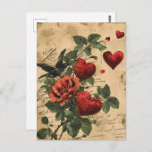  Valentijnsdag briefkaart (Voorkant / Achterkant)