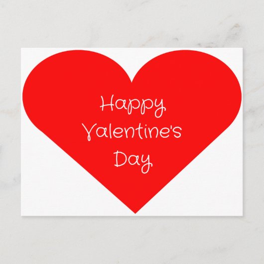 Valentijnsdag Briefkaart (Voorkant)