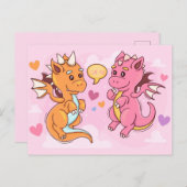 Valentijnsdag Briefkaart (Voorkant / Achterkant)