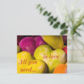 Valentijnsdag Briefkaart hart (Staand voorkant)