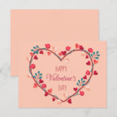 VALENTIJNSDAG BRIEFKAART - HVD (Voorkant / Achterkant)