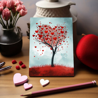 Valentijnsdag Briefkaart - Mijn liefde groeit