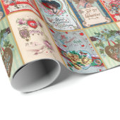Valentijnsdag Briefkaarten Vintage Retro Cadeaupapier (Rol Hoek)