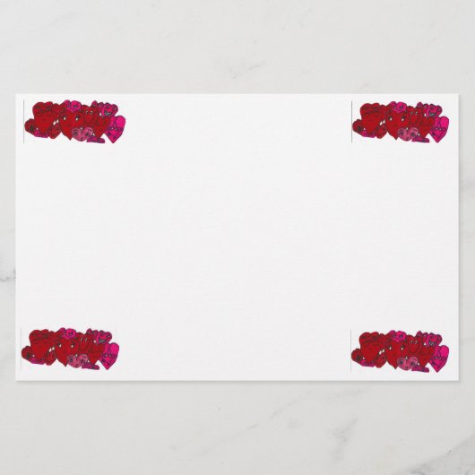 VALENTIJNSDAG briefpapier (Voorkant)