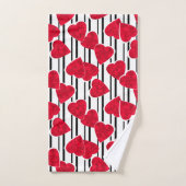 Valentijnsdag, bruiloft bad handdoek (Handdoek)