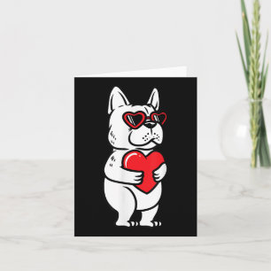 Valentijnsdag Bulldog Dog Love Frenchie Lo Kaart