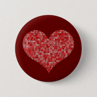 Valentijnsdag Button