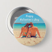 Valentijnsdag Button - Aangepaste foto en tekst (Voorkant /achterkant)