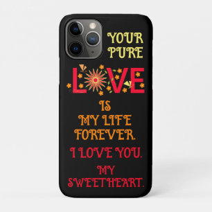 VALENTIJNSDAG CADEAU VOOR VRIENDIN, VROUW, MAN iPhone 11 PRO HOESJE