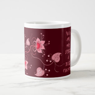 VALENTIJNSDAG CADEAU VOOR VRIENDIN, VROUW, MAN EXTRA GROTE BEKER