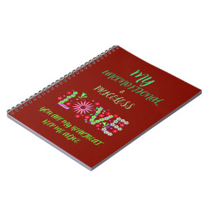 VALENTIJNSDAG CADEAU VOOR VRIENDIN, VROUW, MAN NOTITIEBOEK