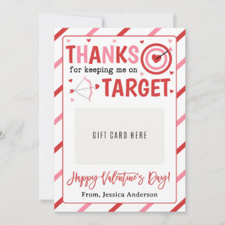 Valentijnsdag Cadeaukaarthouder voor Leraren Kaart