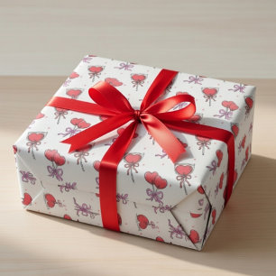 Valentijnsdag Cadeaupapier Cute Love coquette