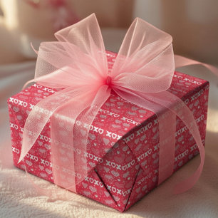 Valentijnsdag cadeauverpakking Cute Love coquette Cadeaupapier