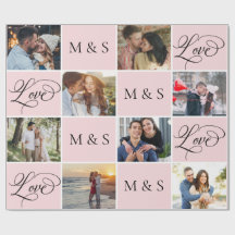 Valentijnsdag Calligrafie Photo Collage