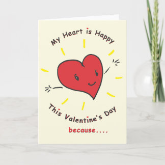 Valentijnsdag Card voor pap Feestdagen Kaart