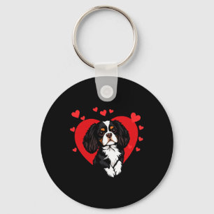 Valentijnsdag Cavalier King Charles Spaniel Sleutelhanger