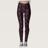 Valentijnsdag Celtic Heart Leggings vrouwen (Voorkant)