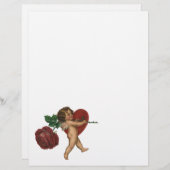  Valentijnsdag Cherub en Victoriaans Roos (Voorkant / Achterkant)