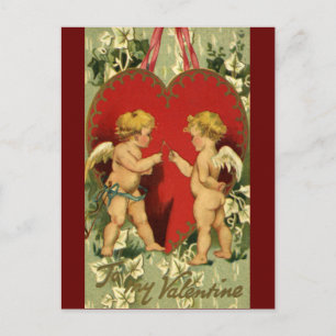 Valentijnsdag, Cherubs maken een wens Feestdagenkaart