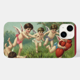  Valentijnsdag Cherubs met liefdesharten Case-Mate iPhone 14 Hoesje