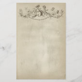 Valentijnsdag Cherubs Stationery Paper Briefpapier (Voorkant)
