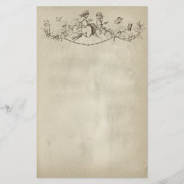 Valentijnsdag Cherubs Stationery Paper Briefpapier
