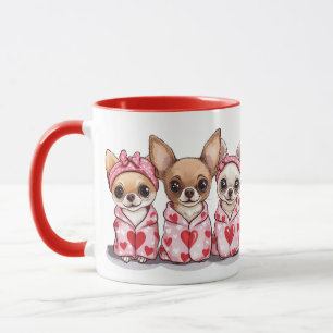 Valentijnsdag Chihuahua Dogs Mok