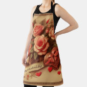 Valentijnsdag Chocolade en Bloemen Schort (Insitu)