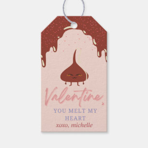Valentijnsdag chocolade smelt Custom Gift Labels Cadeaulabel